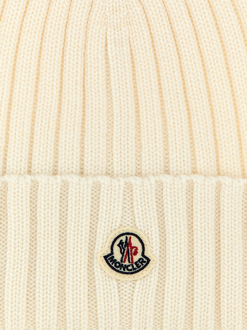 White Virgin Wool Beanie