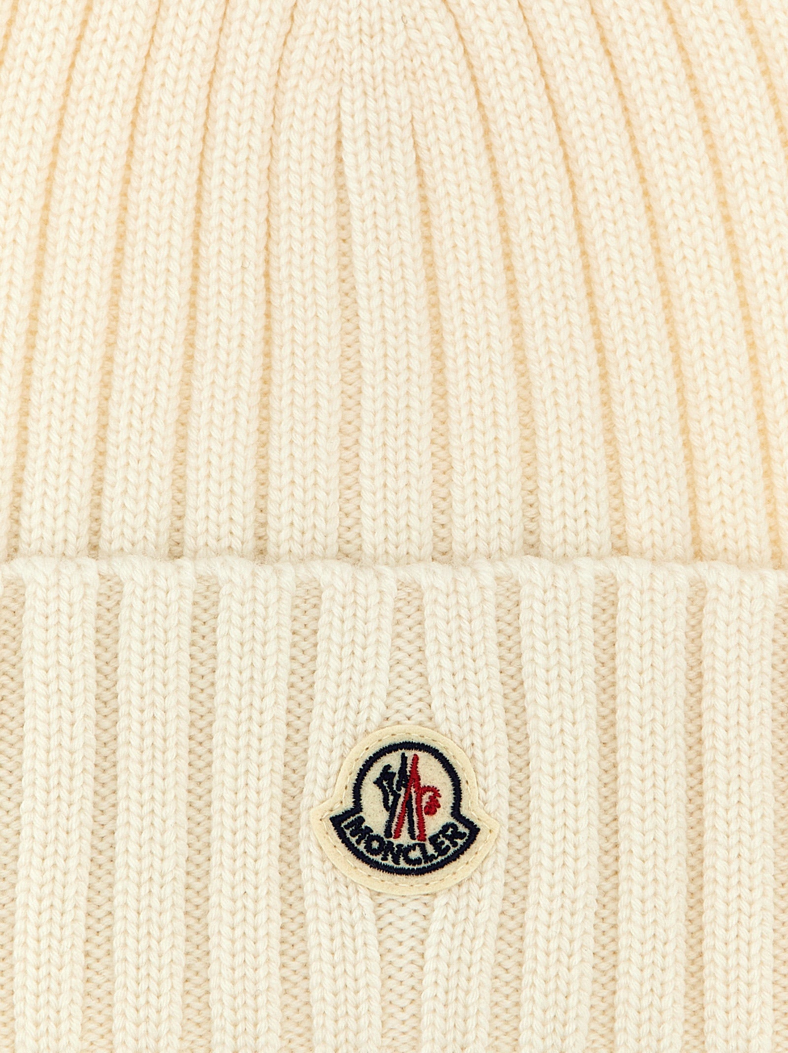 White Virgin Wool Beanie