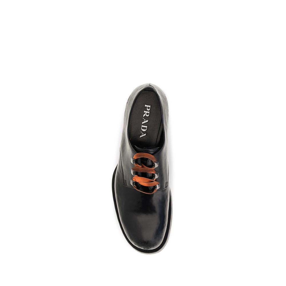 Black Calf Leather Bos Taurus Oxfords And Derbies