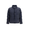 Blue Polyamide Full-Length Jacket