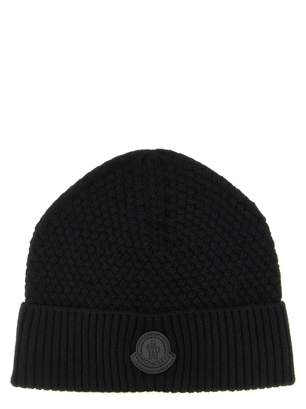 Black Leather Beanie