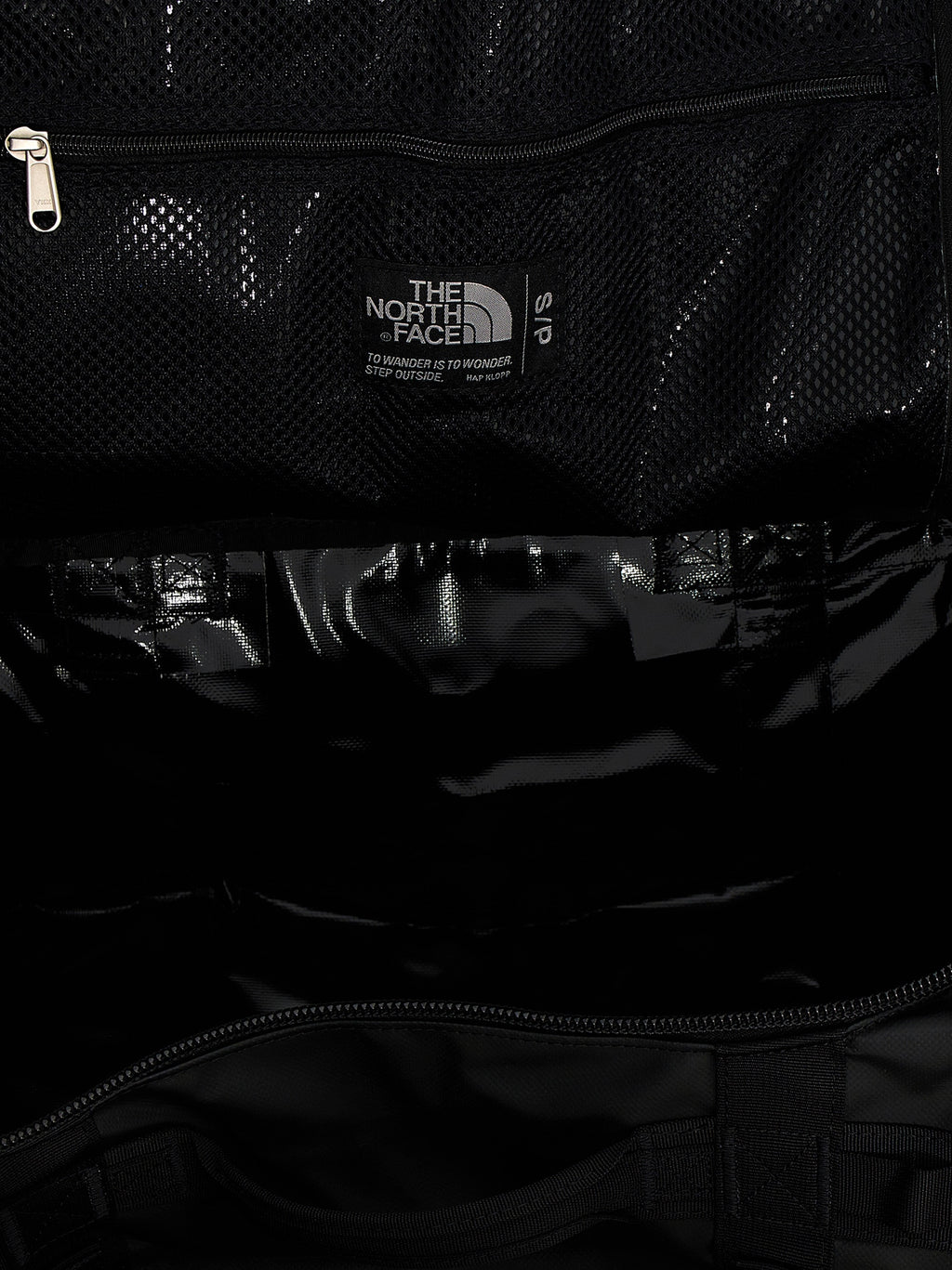 Black Recycled Polyester Backpack
