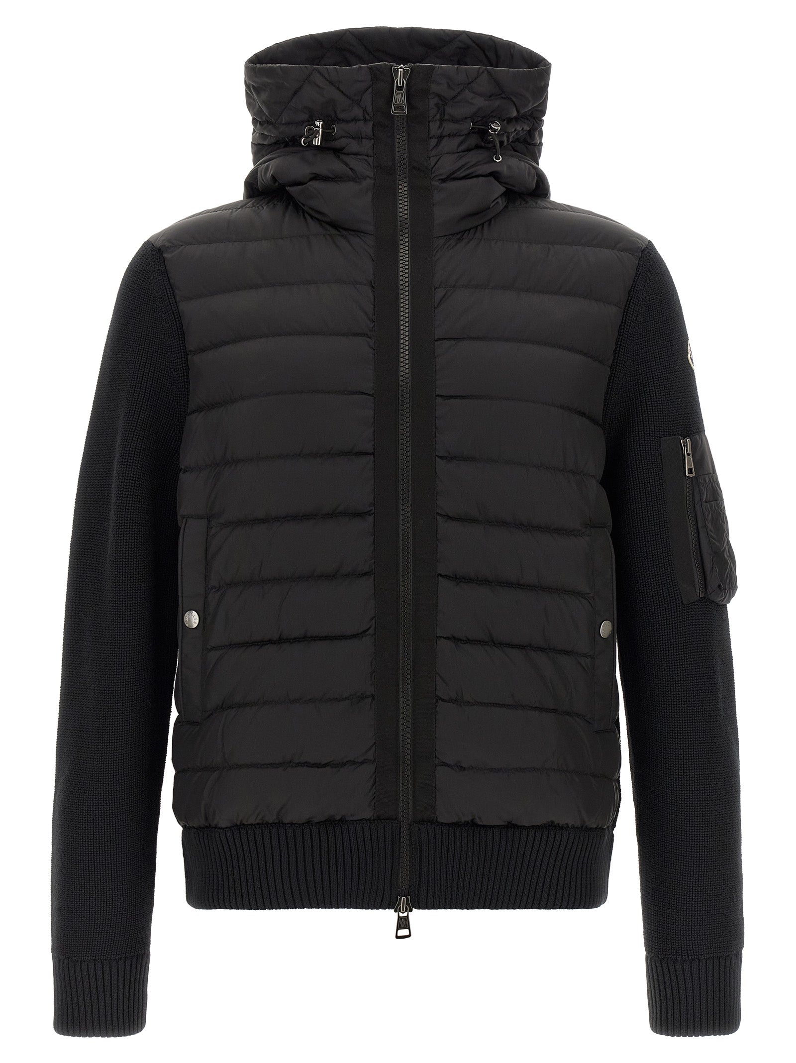 Black Polyamide Cardigan