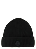 Black Virgin Wool Beanie