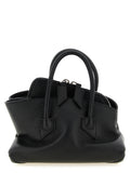 Black Bovine Leather Handbag
