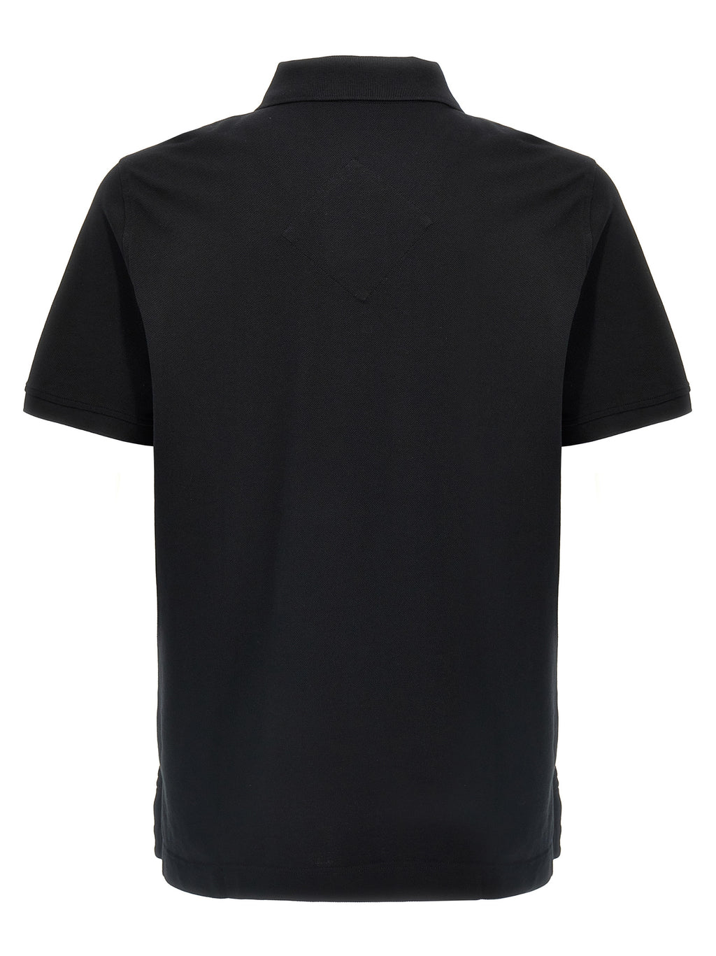 Black Cotton Polo Shirt