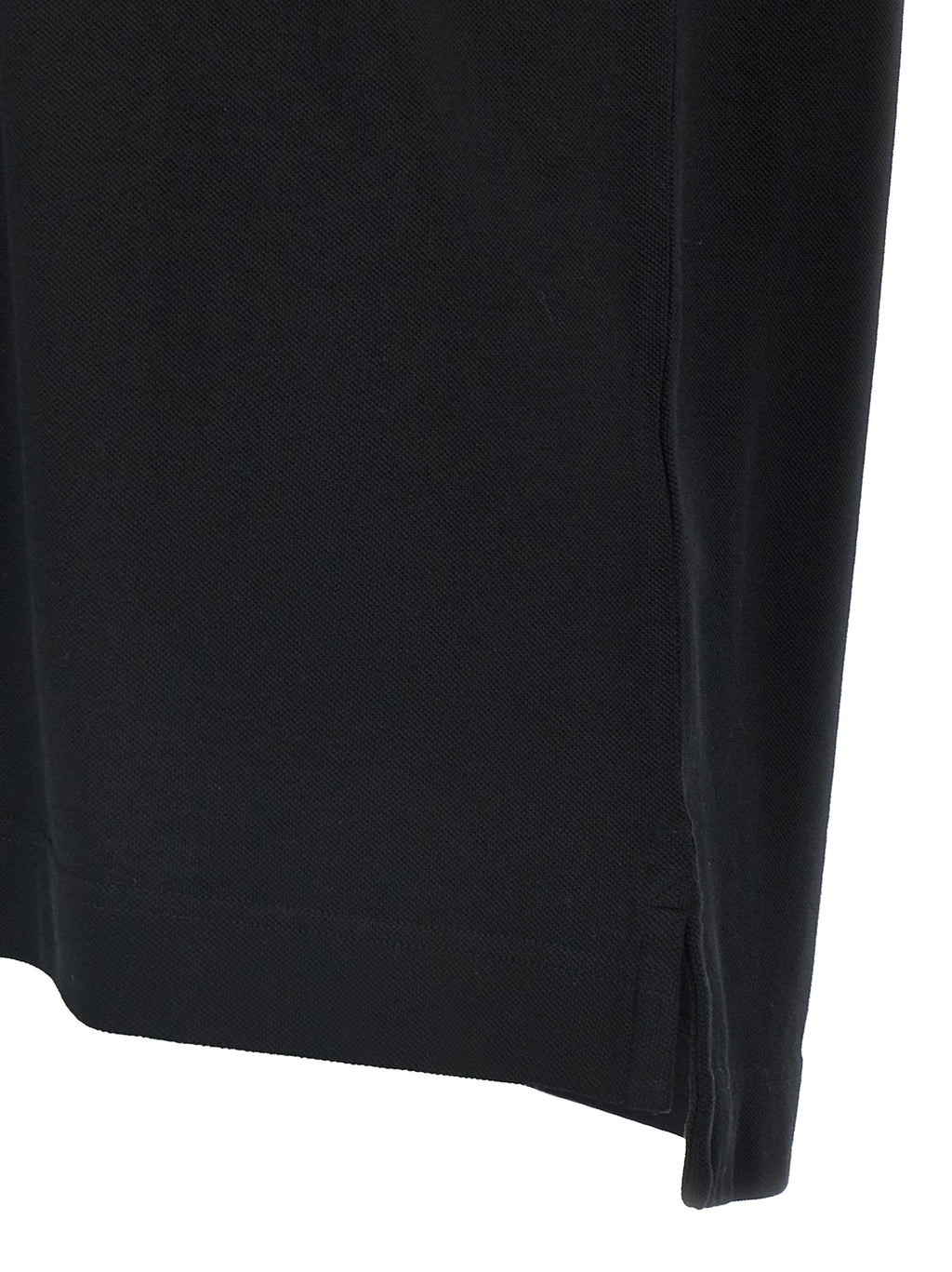 Black Cotton Polo Shirt