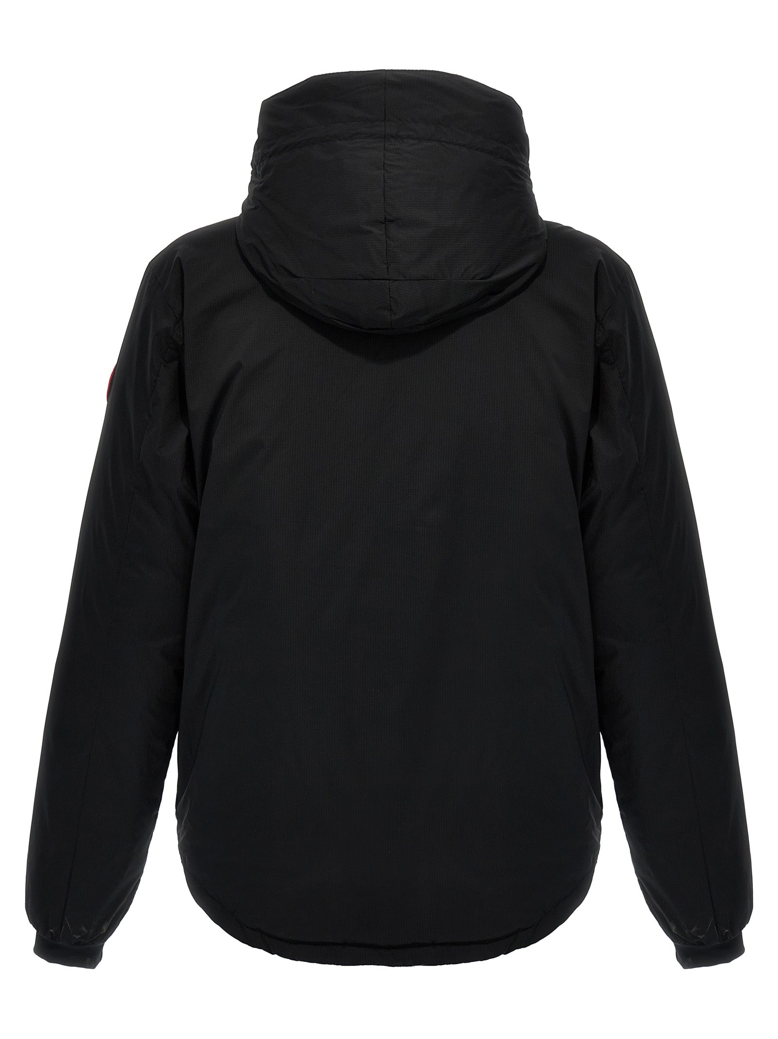 Black Polyester Shell Jacket