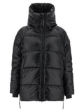 Black Polyamide Full-Length Jacket