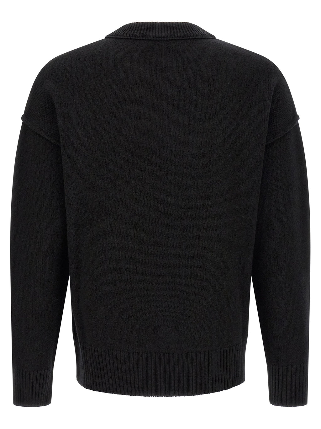 Black Wool Cardigan