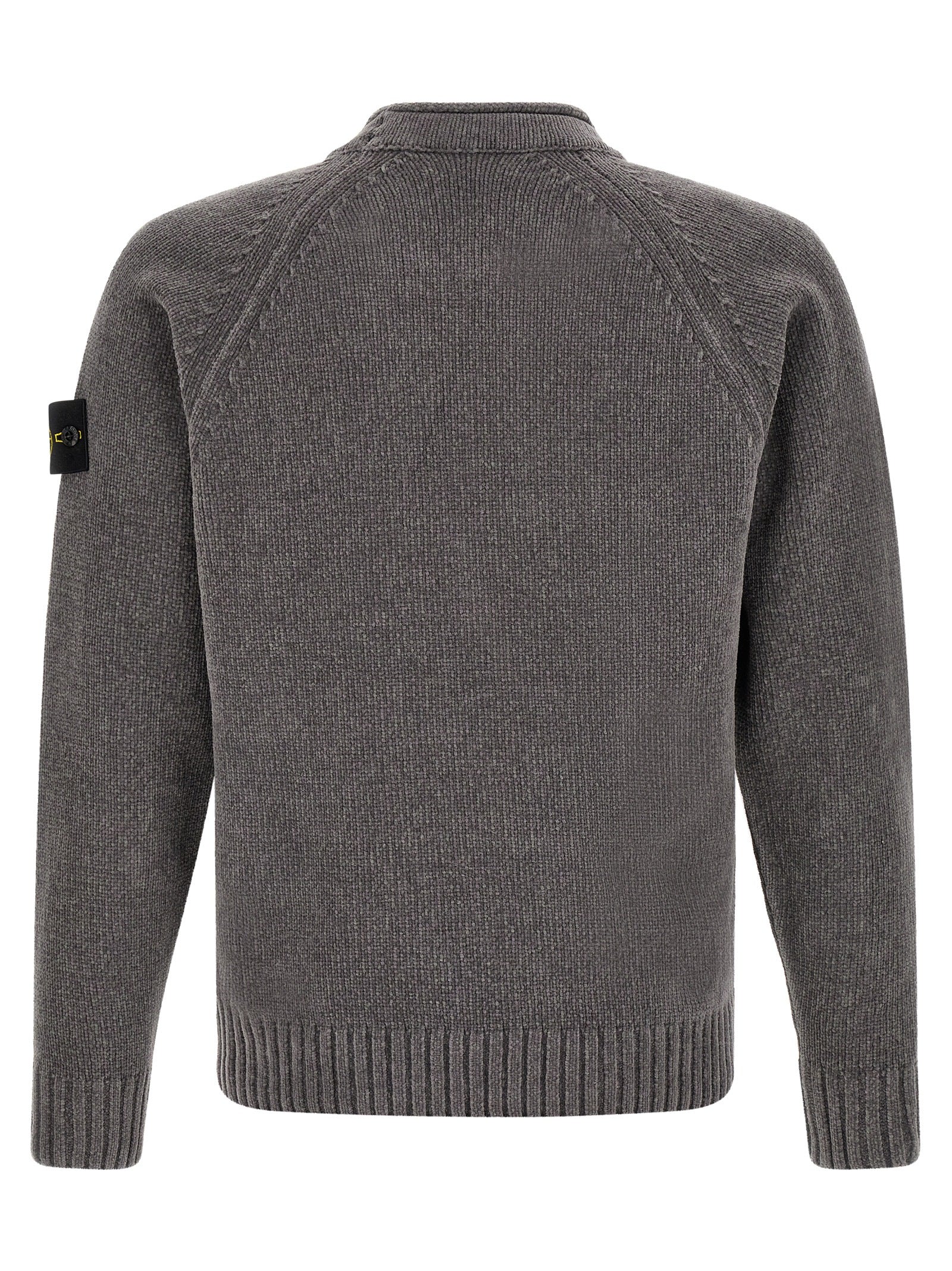 Gray Cotton Cardigan