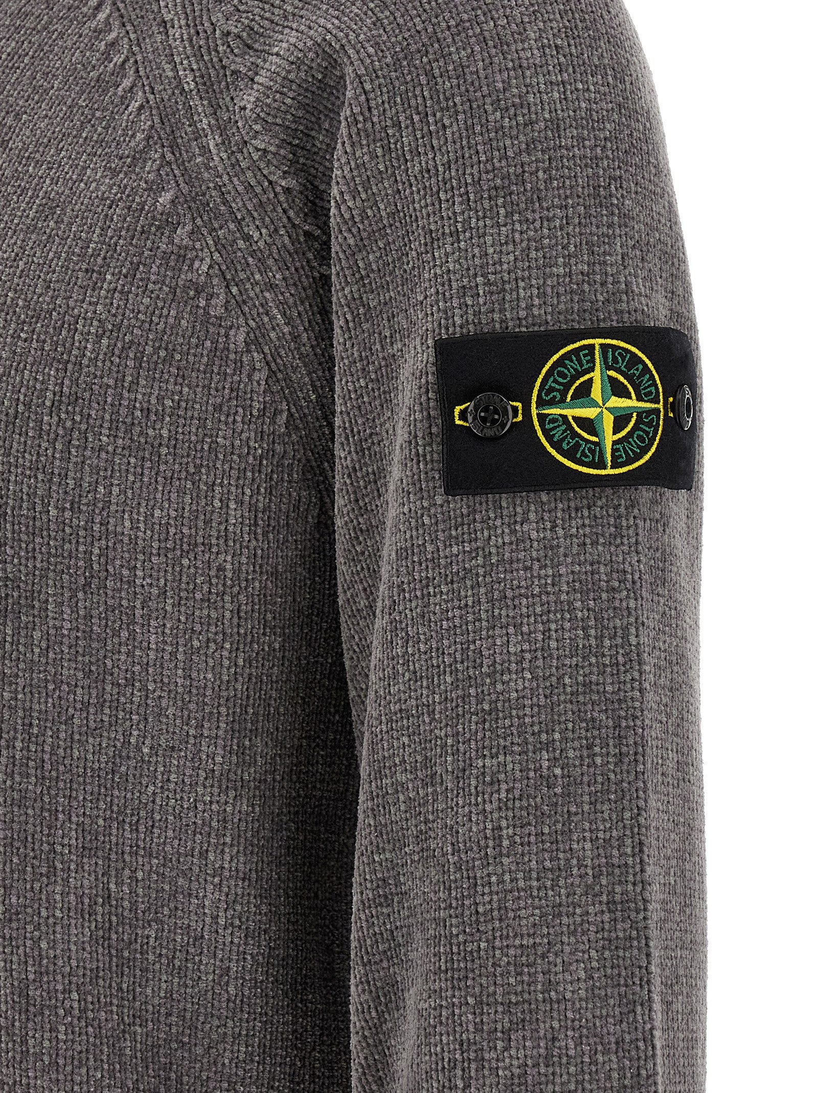 Gray Cotton Cardigan