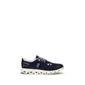 Black Recycled Polyester Athletic Sneakers