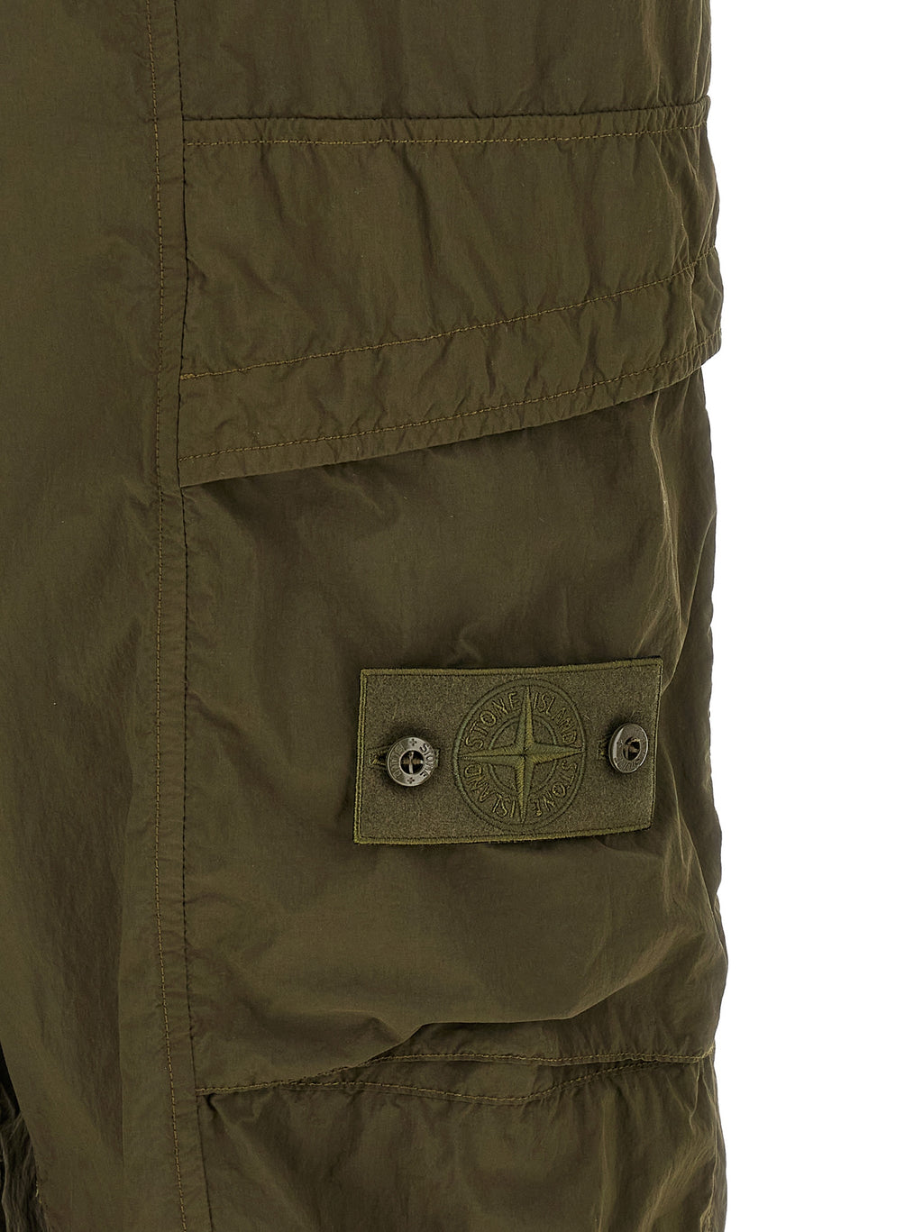 Bicolor Polyamide Cargo Pants