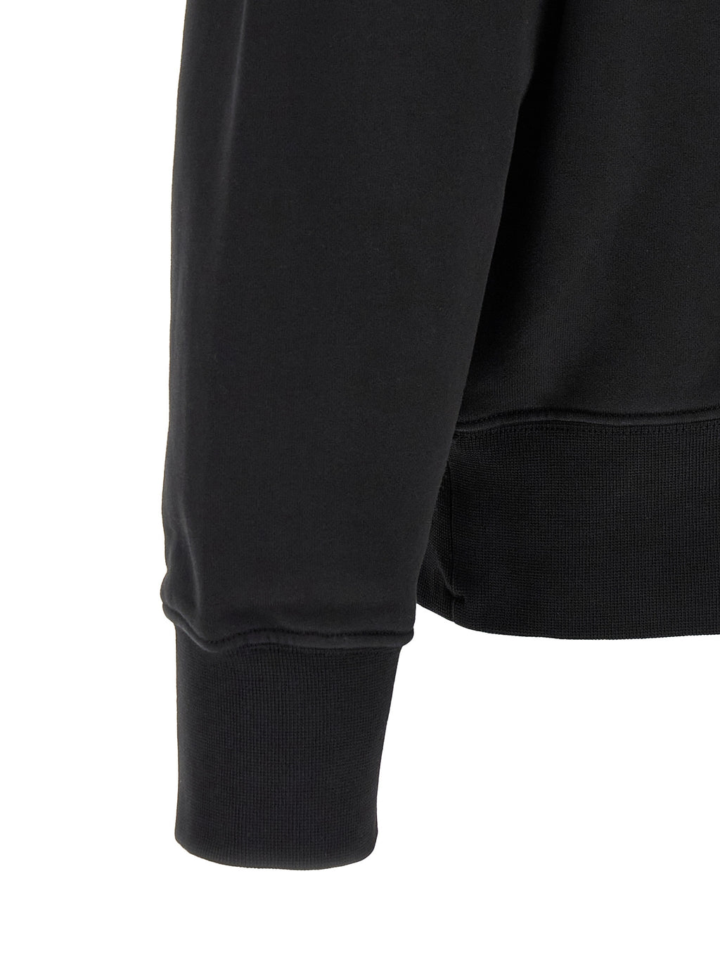 Black Cotton Sweatshirt