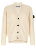 White Virgin Wool Cardigan