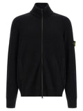 Black Virgin Wool Cardigan