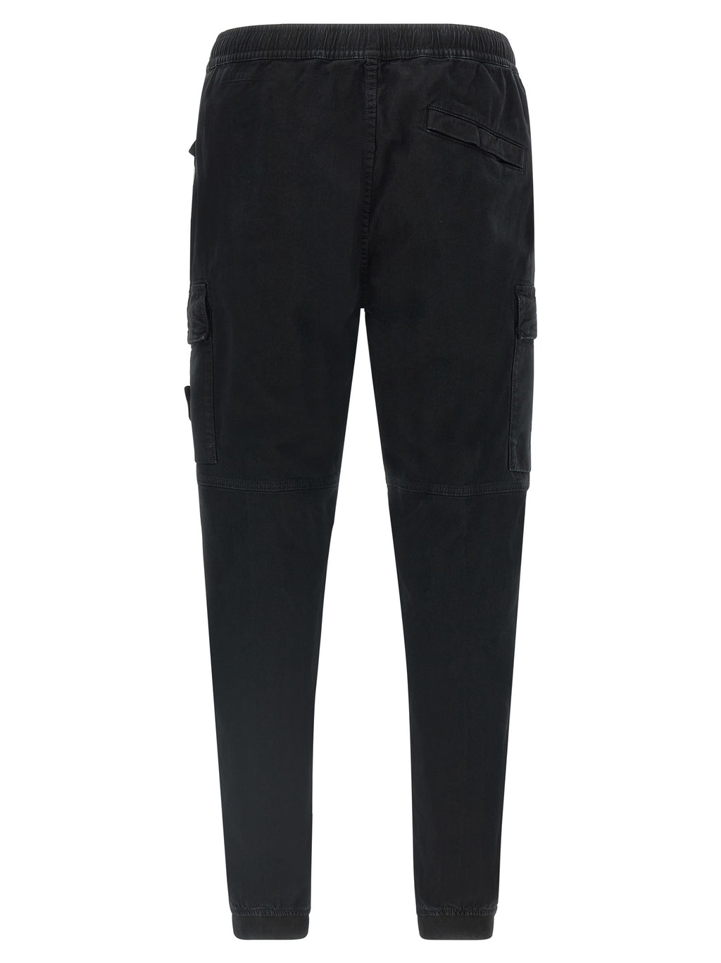 Black Cotton Cargo Pants