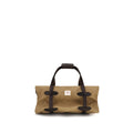Beige Cotton Shoulder Bag