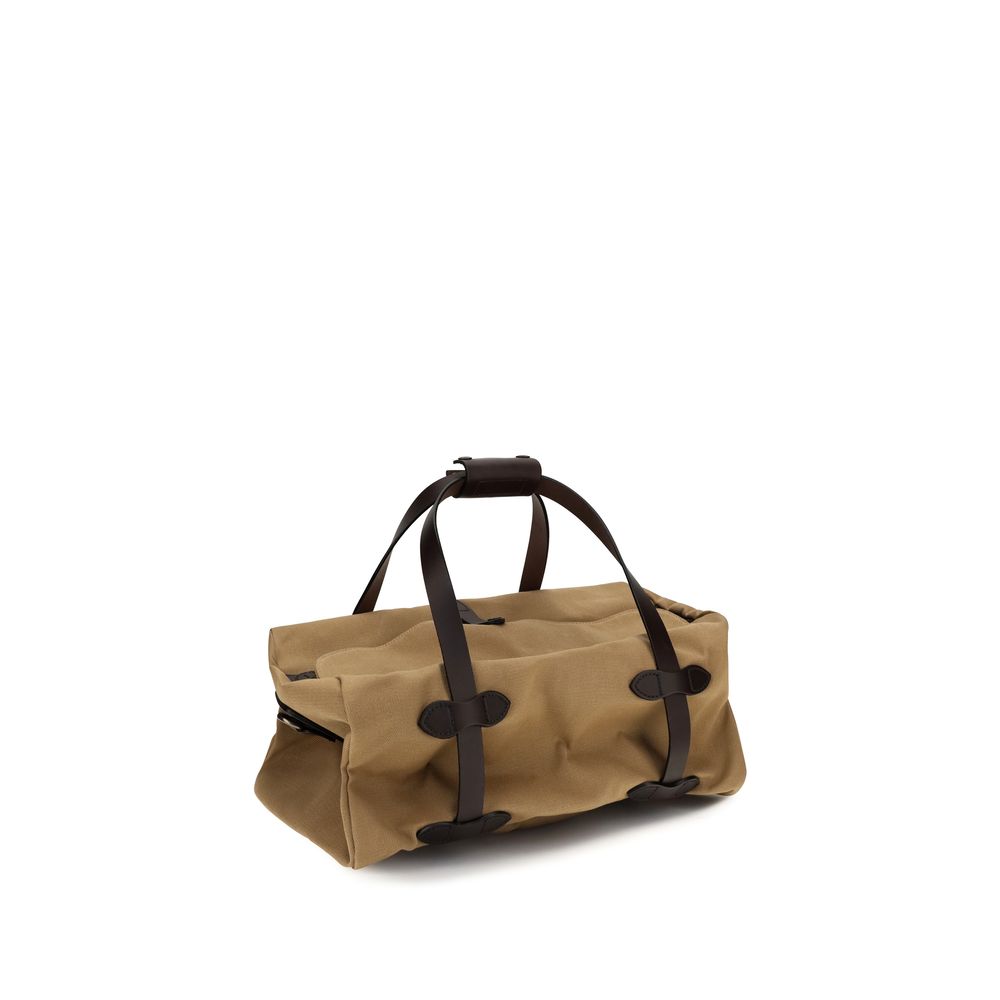Beige Cotton Shoulder Bag