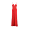 Multicolor Silk Casual Dress