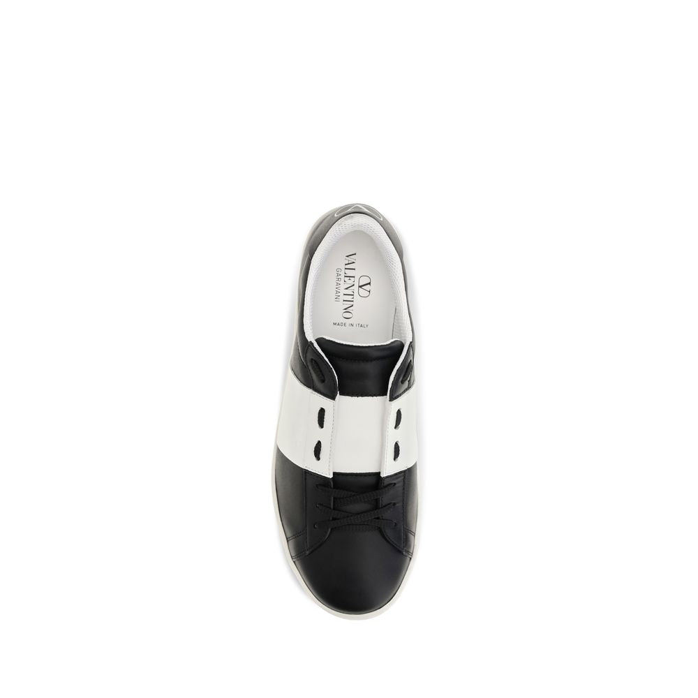 Black Calf Leather Bos Taurus Sneakers