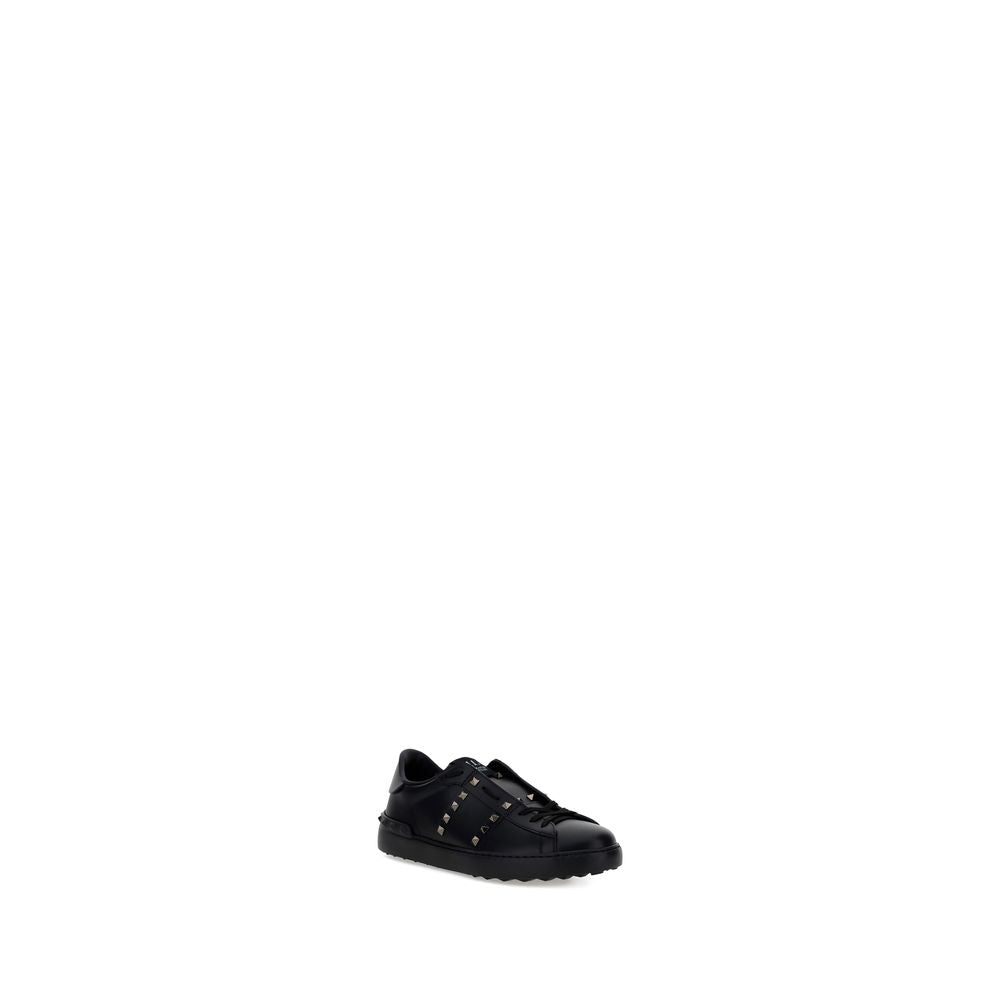 Black Calf Leather Bos Taurus Sneakers