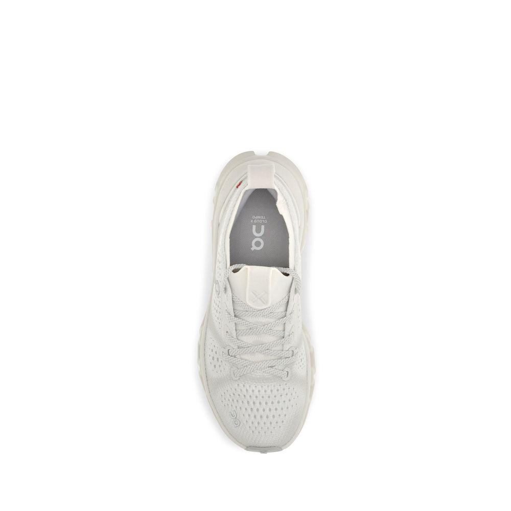 Beige Fabric Athletic Sneakers