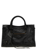 Black Lamb Leather Handbag