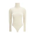 Beige Cotton Bodysuit