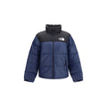 Blue Nylon Full-Length Jacket