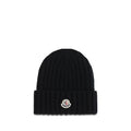Black Wool Oves Aries Beanie