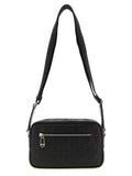 Black Calfskin Crossbody Bag