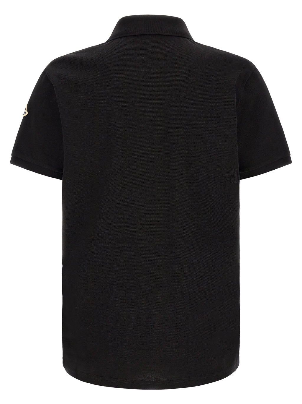 Black Cotton Polo Shirt