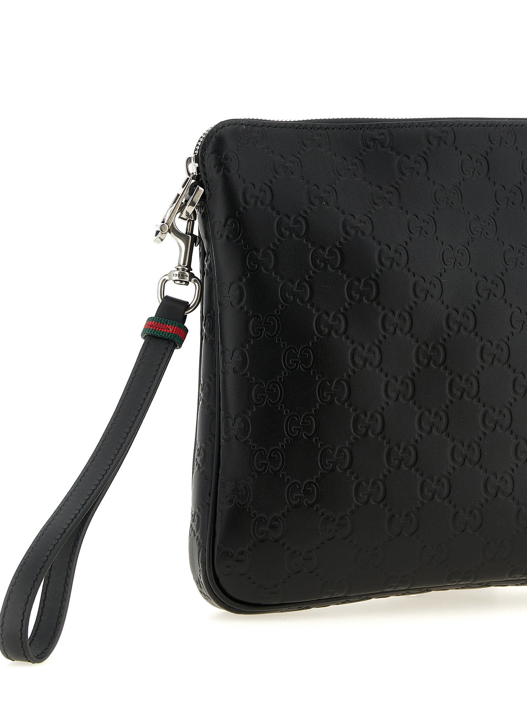 Black Calfskin Crossbody Bag