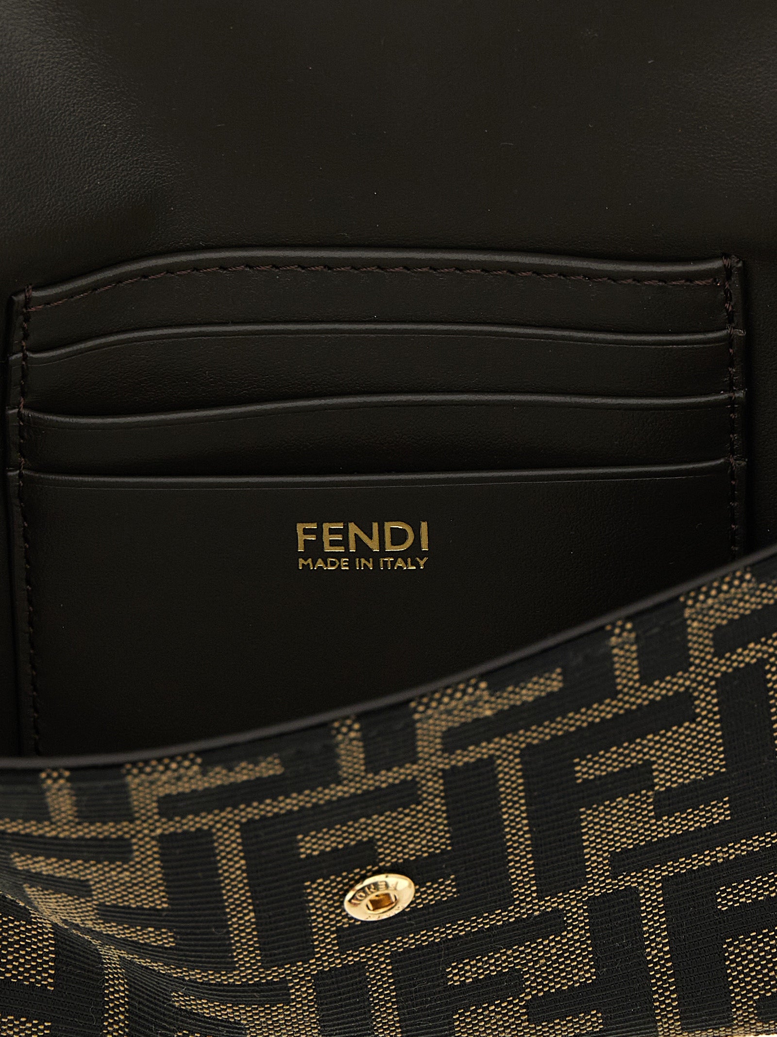 Brown Polyester Cardholder