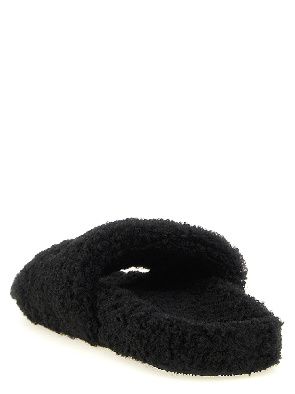 Black Polyester Slides