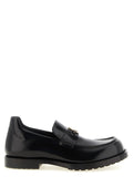 Black Calfskin Slip-On Loafers
