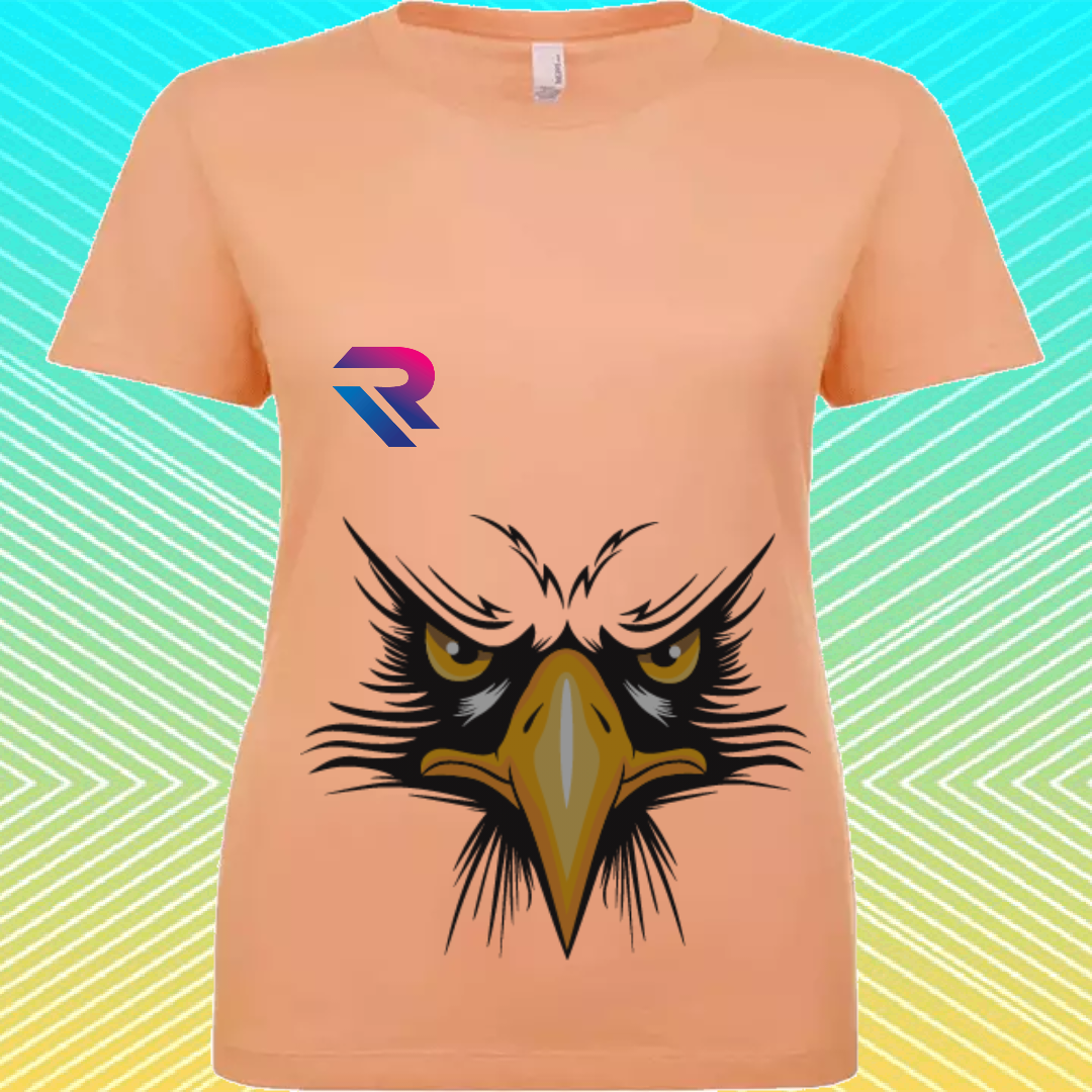 Premium Cyber Falcon" Graphic Tee – High-Vis Yellow.