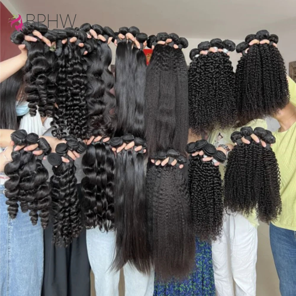 Luxe 30" Raw Human Hair | 12A Body Wave Bundle
Elevate your look with the ultimate in length and lustre. Our 12A Grade Body Wave Bundles offer a soft, natural S-pattern that provides effortless volume and a high-end, editoria